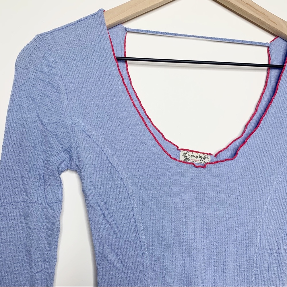 FREE PEOPLE The Nikita Bodysuit Blue Size M - Picture 6 of 14